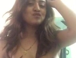Indian Girl Flashing On Webcam